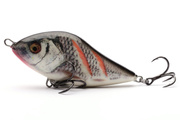 WOBLER SALMO SLIDER SINKING 7cm - WOUNDED REAL GREY SHINER