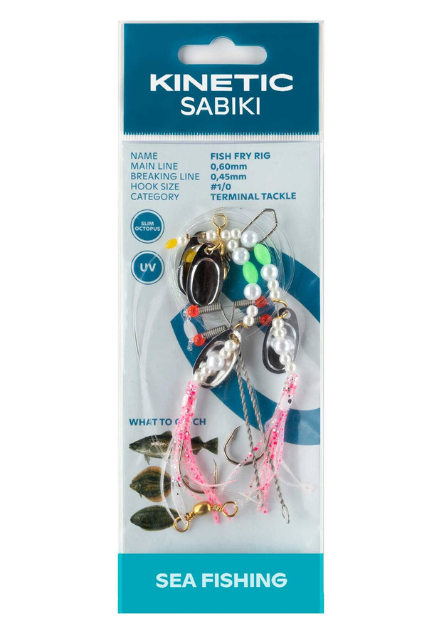 MORSKI PRZYPON SURFCASTINGOWY KINETIC SABIKI FISH FRY