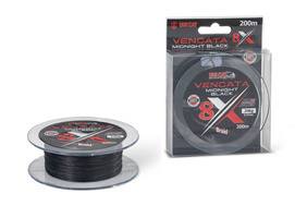 PLECIONKA UNI CAT VENCATA MIDNIGHT BLACK 0,50mm/200m
