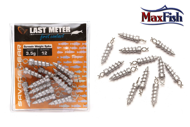 61954 - SAVAGE GEAR WKRĘCANE OBCIĄŻNIKI 3,5g/12szt