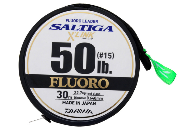 MATERIAŁ PRZYPONOWY DAIWA SALTIGA XLINK FLUOROCARBON 0,235mm/30m