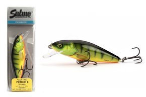 WOBLER SALMO PERCH FLOATING 12cm - HOT PERCH