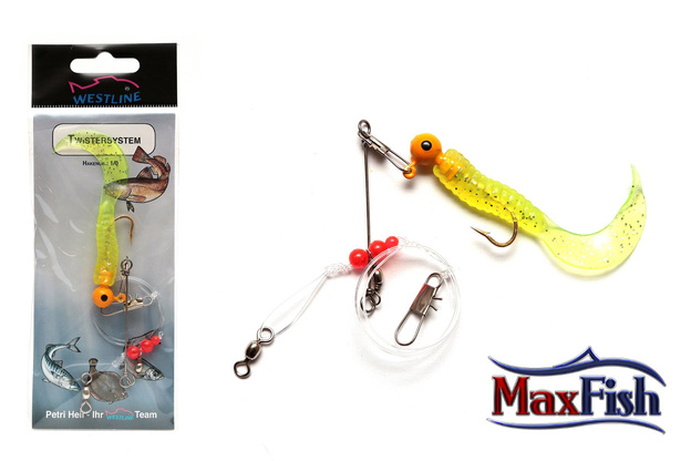 4500301 - WESTLINE PRZYWIESZKA TWISTER SYSTEM - CHARTREUSE