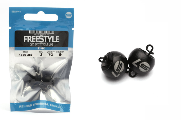 CZEBURASZKI SPRO FREESTYLE QC BOTTOM - BLACK 10g/2szt