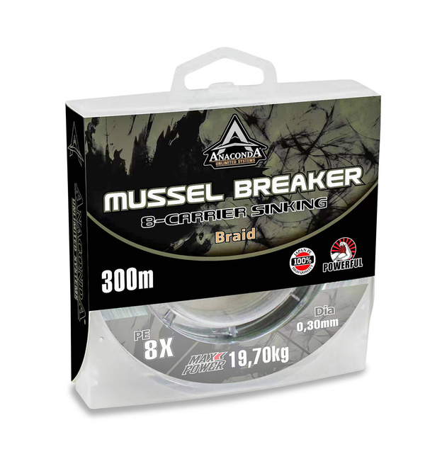 PLECIONKA ANACONDA X-8 CARRIER MUSSEL BREAKER 0,35mm/300m