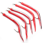 DEGA GUMOWY MAKK 8/0 - RED HOLOGRAPHIC