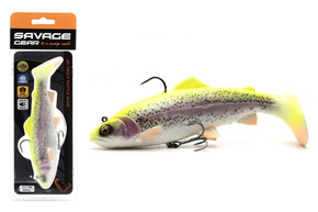 GUMA SAVAGE GEAR 4D RATTLE SHAD - LEMON TROUT