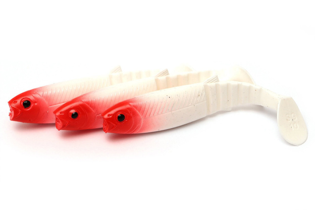 GUMA SAVAGE GEAR CANNIBAL SHAD - RED HEAD 17,5cm/1szt
