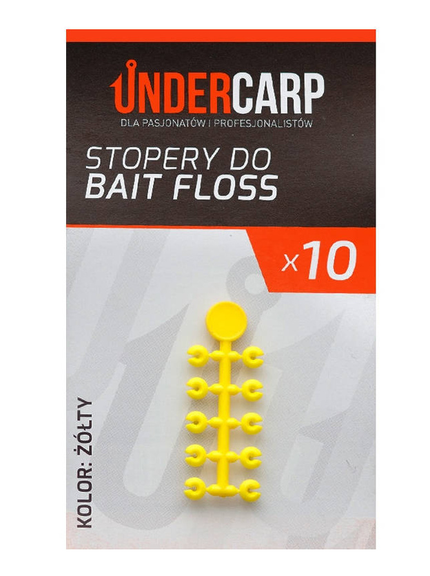 STOPERY DO BAIT FLOSS UNDERCARP - ŻÓŁTY