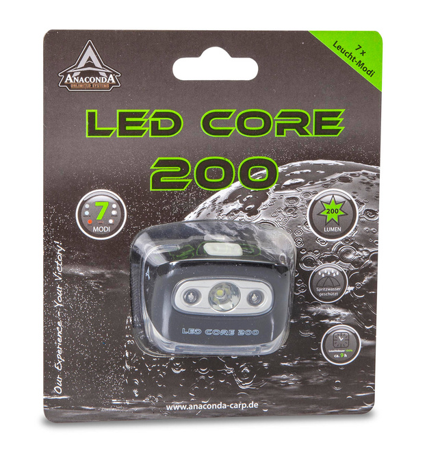 LATARKA CZOŁOWA ANACONDA LED CORE 200