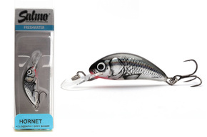 WOBLER SALMO HORNET SINKING 3,5cm- HOLOGRAPHIC GREY SHINER