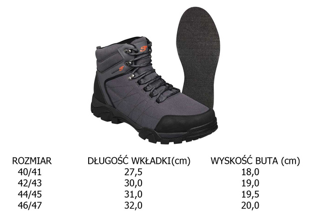 BUTY DO BRODZENIA SCIERRA KENAI Z PODESZWĄ FILCOWĄ