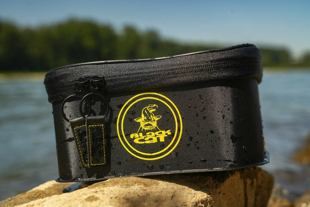 WODOODPORNA TORBA NA KACESORIA BLACK CAT 21x21x11 cm