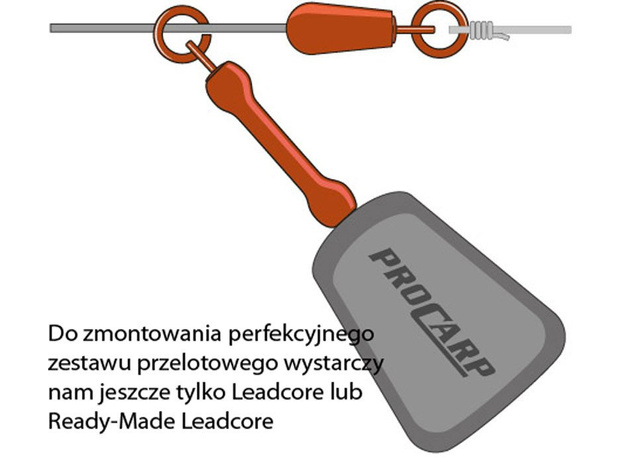 CORMORAN PRO CARP RUNNING RIG SET - PIASEK