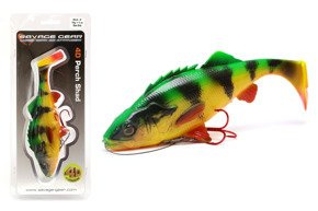 61 - SAVAGE GEAR GUMA 4D PERCH SHAD - FIRETIGER
