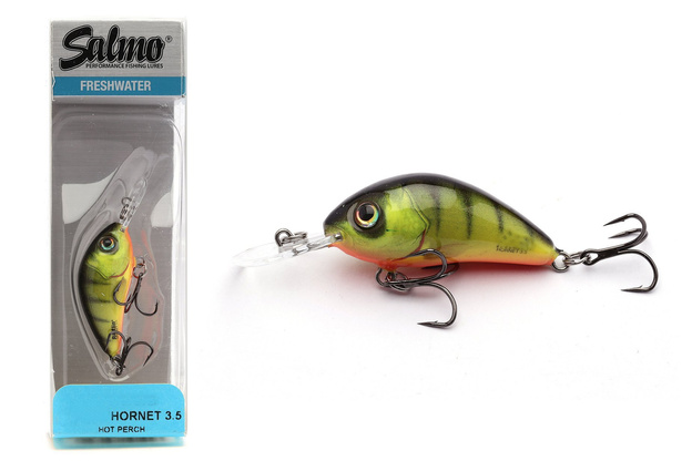 WOBLER SALMO HORNET SINKING 4cm- HOT PERCH