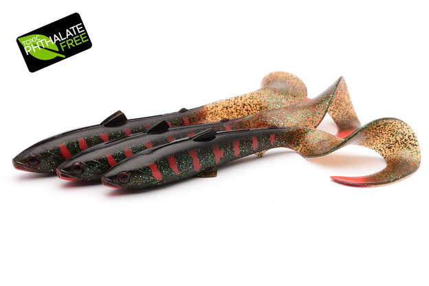 GUMA WESTIN BULLTEEZ CURLTAIL - MOTOROIL BLOOD UV