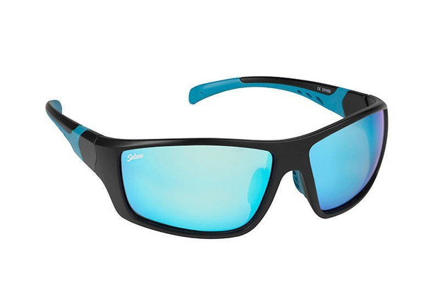 QSN001 - SALMO OKULARY POLARYZACYJNE BLUE BLACK WRAP