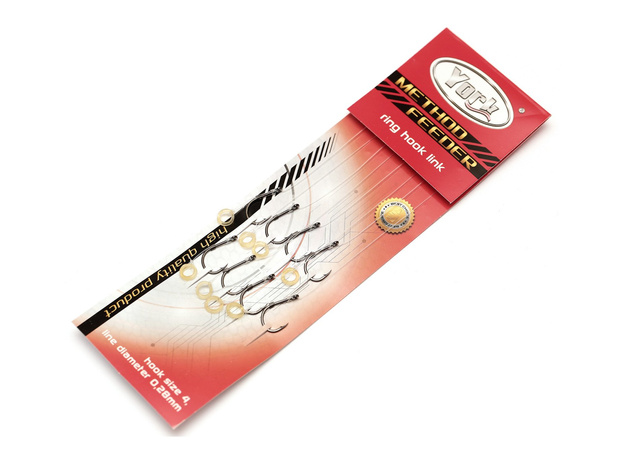 34535 - YORK HACZYKI Z PRZYPONEM METHOD RING 6/8szt