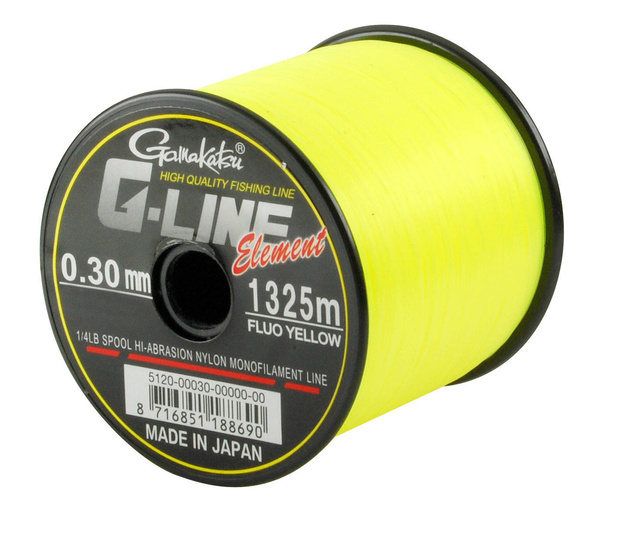 ŻYŁKA GAMAKATSU G-LINE ELEMENT FLUO YELLOW