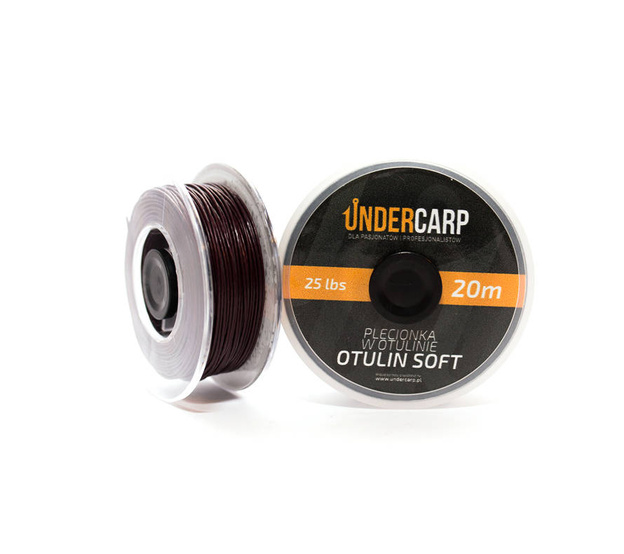 PLECIONKA PRZYPONOWA W OTULINIE UNDERCARP BRĄZOWA 25lbs/20m