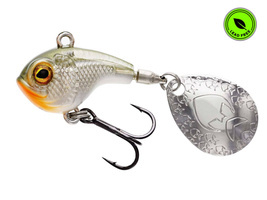 P189-570 - WESTIN WIRUJĄCY OGONEK DROPBITE SPIN TAIL JIG - CLEAR OLIVE