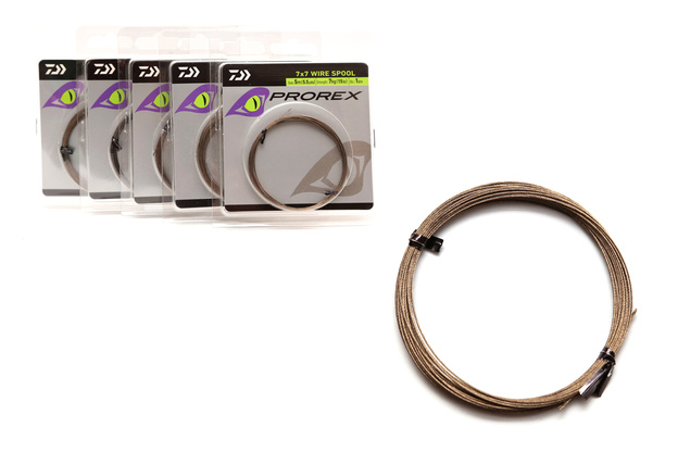 MATERIAŁ PRZYPONOWY STALOWY DAIWA PROREX 7,0kg/5,0m