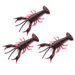 GUMA SAVAGE GEAR NED CRAW 1szt - BLACK/RED
