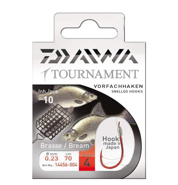 HACZYKI Z PRZYPONEM DAIWA TOURNAMENT LESZCZ NR.10/10szt