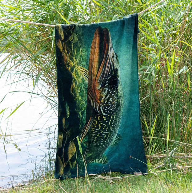 RĘCZNIK DRUKOWANY ZWOLTEX SZCZUPAK GOTS 70x140cm