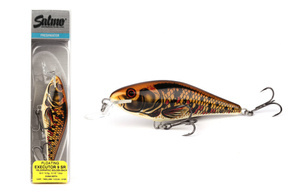 QEX105 - SALMO WOBLER EXECUTOR SHALLOW RUNNER 12cm- HOLOGRAPHIC GOLDEN BACK