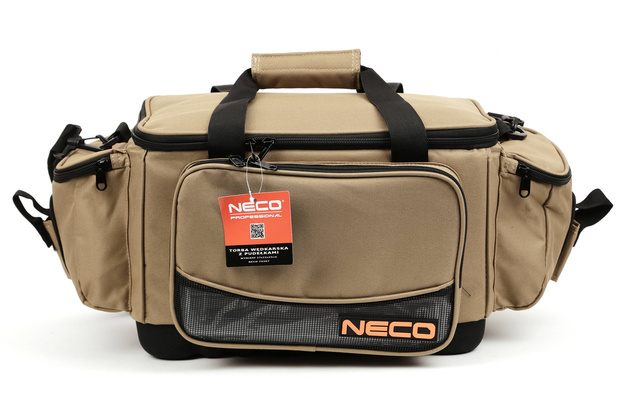 TORBA WĘDKARSKA Z PUDEŁKAMI NECO 37x22x25 cm