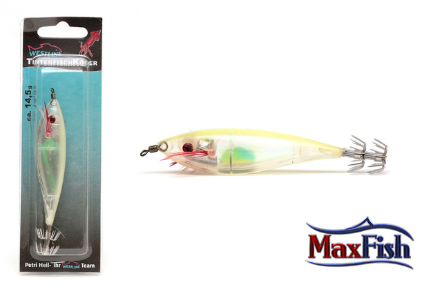 4500356 - WESTLINE PRZYNĘTA NA MĄTWY I KALMARY 10,5cm FLUO