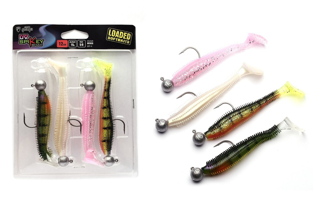 NMC021 - FOX RAGE ZESTAW GUM SPIKEY SHAD 9cm-12g