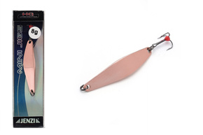 BŁYSTKA PODLODOWA Z KOTWICĄ JENZI SPEED JIGS 8g - COPPER