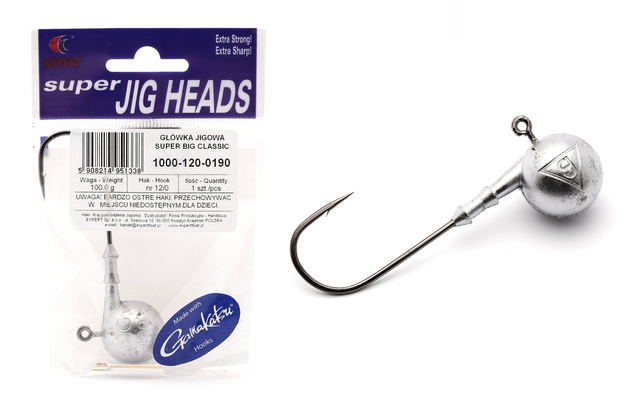 0190 - GAMAKATSU GŁÓWKA JIGOWA SUPER BIG 12/0