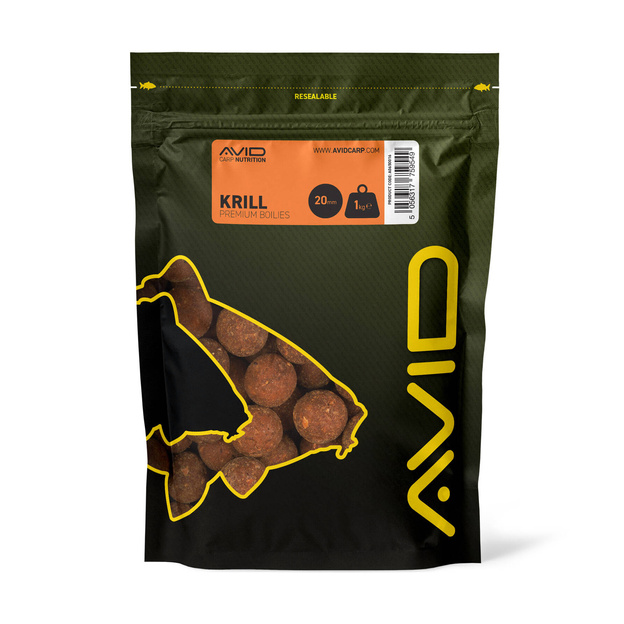 KULKI ZANĘTOWE AVID PREMIUM KRILL 20mm/1kg