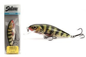 WOBLER SALMO PERCH FLOATING 12cm - HOLOGRAPHIC PERCH
