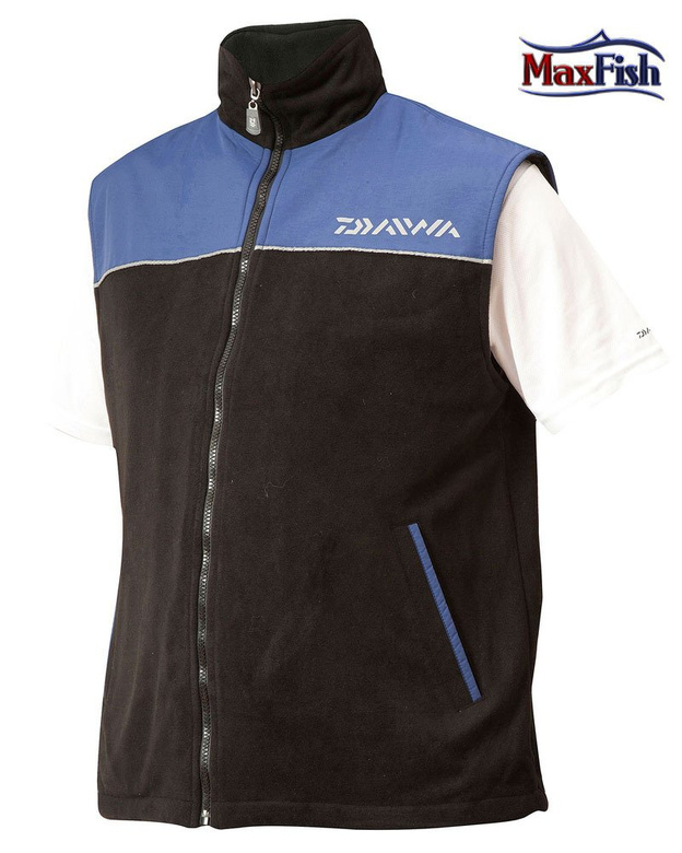 BEZRĘKAWNIK POLAR DAIWA CZARNO-NIEBIESKI