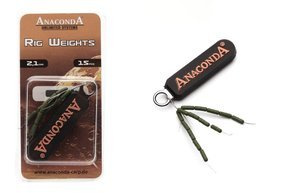 OBCIĄŻNIKI DO PRZYPONÓW KARPIOWYCH ANACONDA 2,1mm/15szt