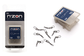 13315-008 - DAIWA AGRAFKI Z PODWÓJNYM KRĘTLIKIEM N'ZON 8/8szt