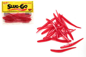 GUMA LUNKER CITY SLUG-GO 3" CLEAR RED -20szt