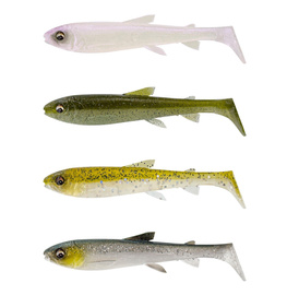 GUMY SAVAGE GEAR 3D WHITEFISH SHAD 9cm/4szt - CLEAR WATER MIX