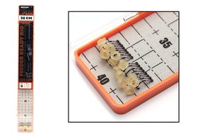 PRZYPONY Z GUMKĄ GENLOG FEEDER READY RIG 12/0,20mm/38cm