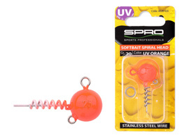 GŁÓWKA Z WKRĘTKĄ SPRO UV ORANGE 15g/1szt