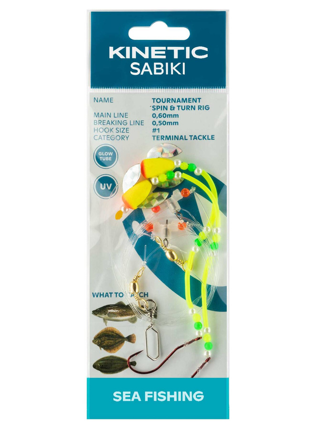 MORSKI PRZYPON SURFCASTINGOWY KINETIC SABIKI TOURNAMENT