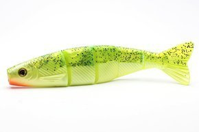 NPS - FOX RAGE GUMA PRO SHAD JOINTED - UV LEMON TIGER