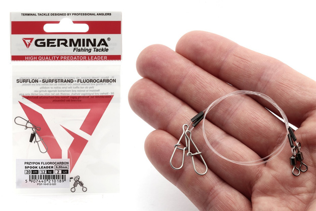 PRZYPONY FLUOROCARBONOWE GERMINA 20cm/12kg