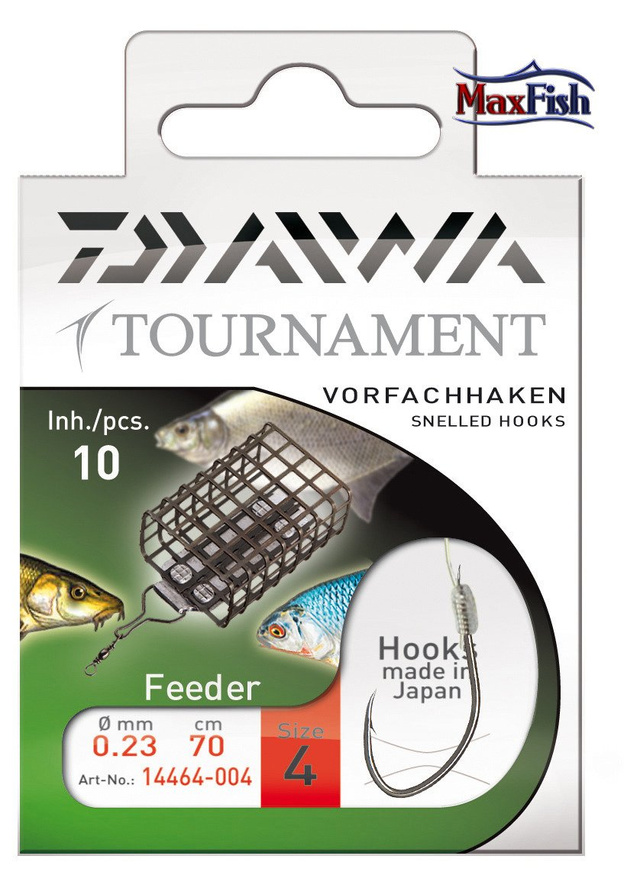 HACZYKI Z PRZYPONEM DAIWA TOURNAMENT FEEDER NR.4