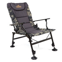 FOTEL WĘDKARSKI Z REGULACJĄ OPARCIA SAKANA CAMO